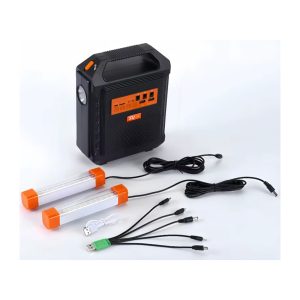 Kit Iluminación Solar Radio Bt Linterna Lamparas Cargador