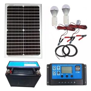 Kit Solar Luz y Carga de Celular Camping