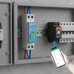 Llave Térmica Disyuntor Wifi Medidor Consumo Tuya