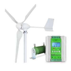 Generador Turbina Eólica 1000w+Cargador Hibrido Solar Viento