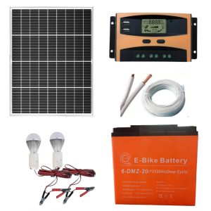 Kit Solar Fotovoltaico Camping 240w/d Luces