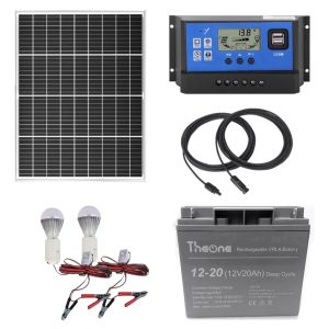 Kit Solar Fotovoltaico Camping 240w/d Luces