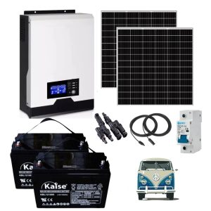 Kit Solar Fotovoltaico Casa Cabaña Inversor 2000w Off Grid
