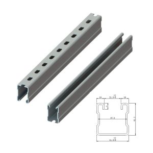 Riel De Acero Galvanizado Soporte Paneles Solares 2,4m