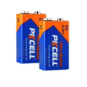 Batería Pila Alcalina 9v 6lr61 Pkcell X2