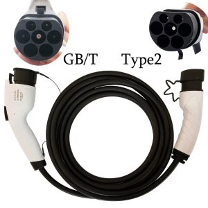 Cable Carga Auto Eléctrico Tipo 2 A Gbt Ev 22kw 220v
