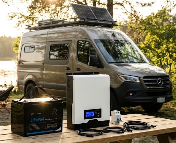 Kit Solar Fotovoltaico Frigobar Litio - Imagen 3